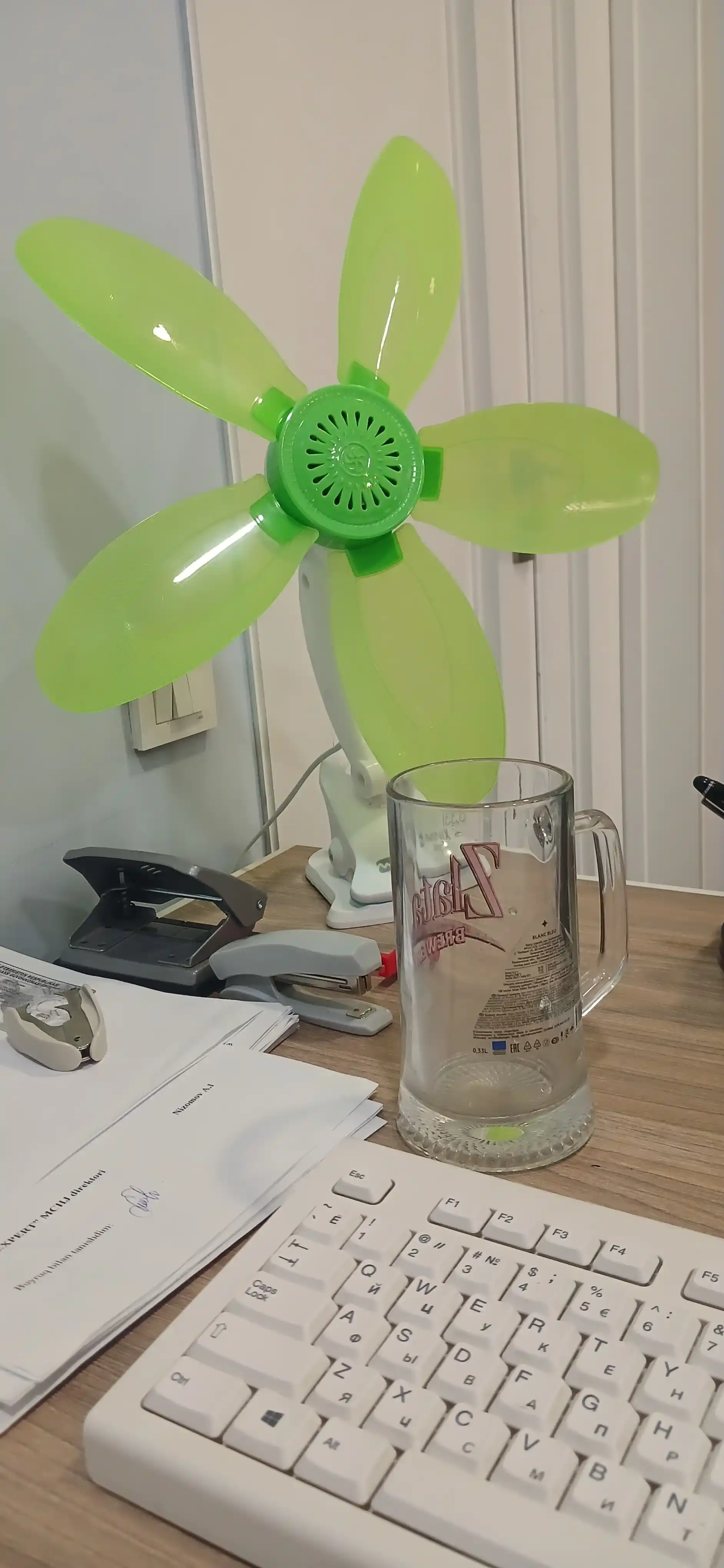Multi funksiyali stol ventilyatori, prischepkali,  360° aylanuvchi