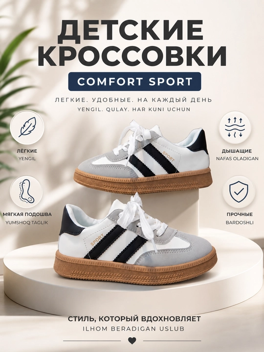 Детские кроссовки Comfort Sport - 