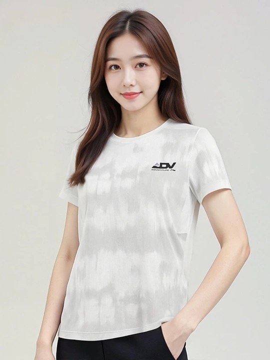 Ayollar uchun Li-Ning ATSW580 sport futbolkasi, fitness va yugurish uchun, AT DRY va AT UV