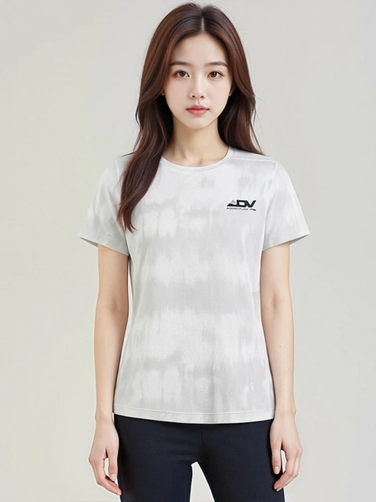 Ayollar uchun Li-Ning ATSW580 sport futbolkasi, fitness va yugurish uchun, AT DRY va AT UV
