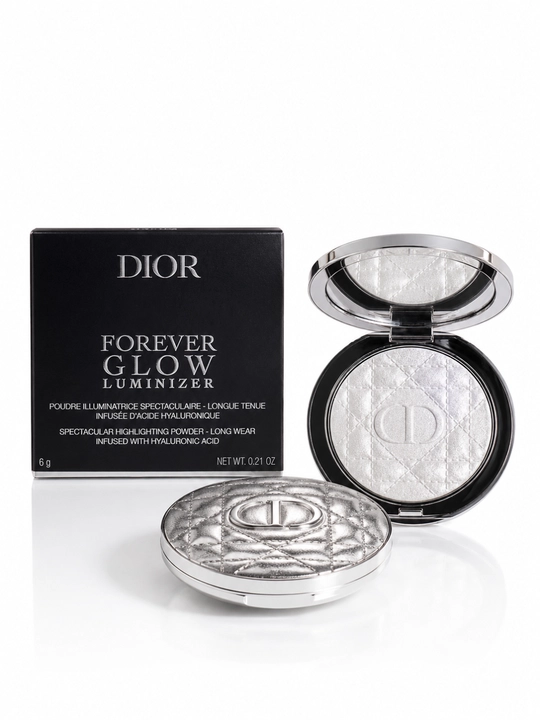 Yorqin glow effekt, shimmer pudra, kumush glow- Dior forever glow luminizer 06 opal sequin