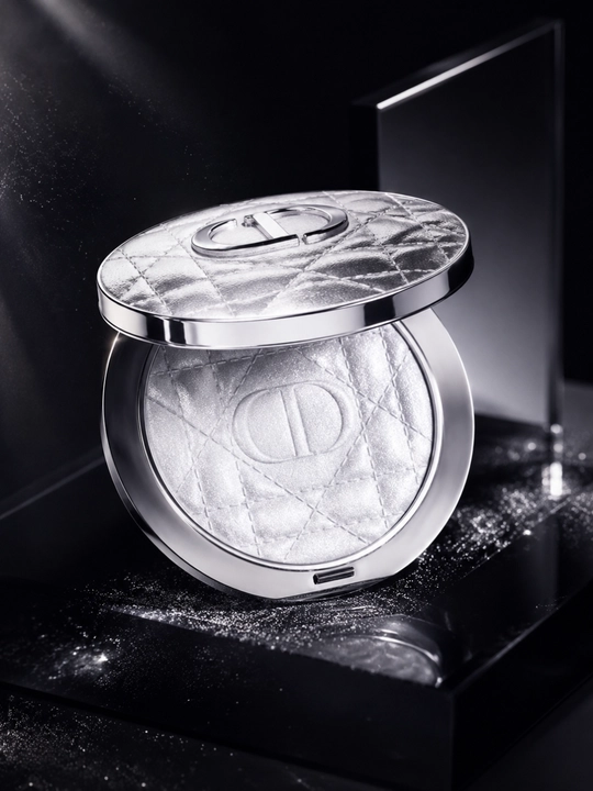 Yorqin glow effekt, shimmer pudra, kumush glow- Dior forever glow luminizer 06 opal sequin