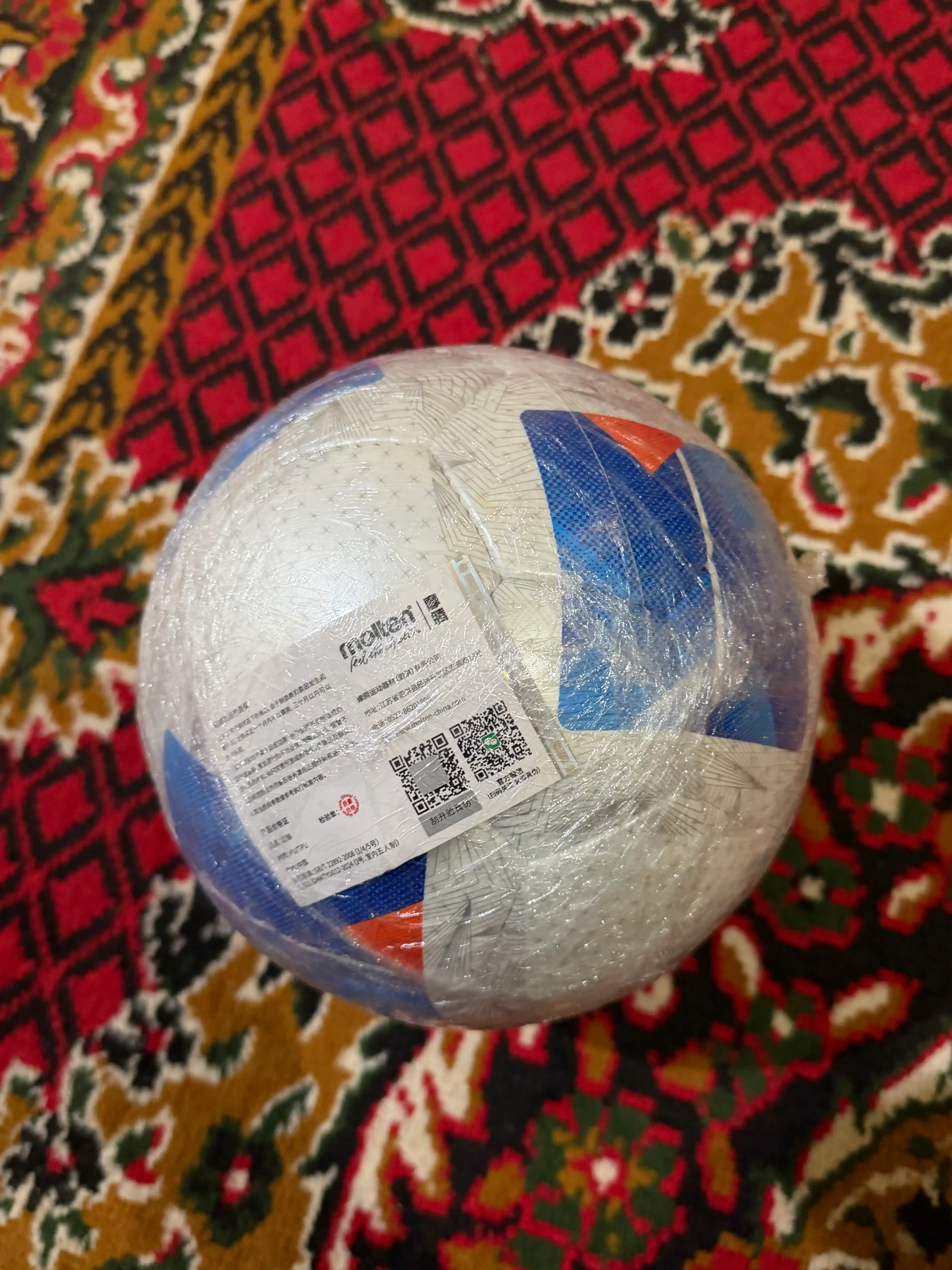 Eritilgan futbol to'pi 4 o'lchamda