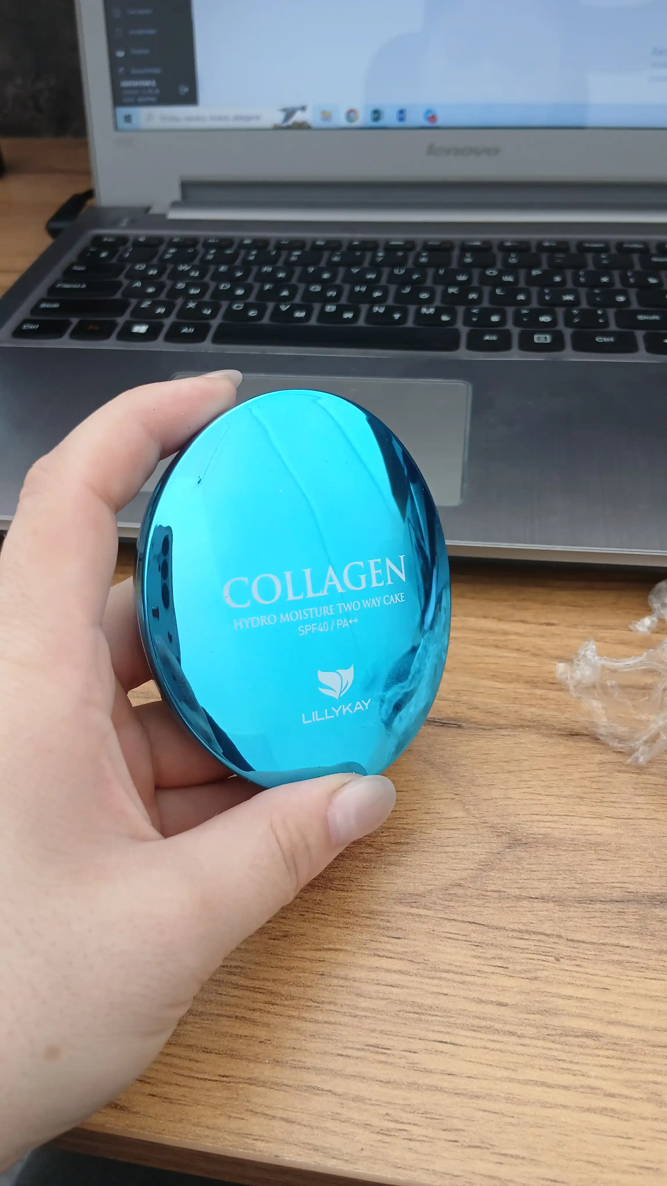 Увлажняющая пудра с коллагеном Lillykay Collagen Hydro Moisture SPF40 PA+++