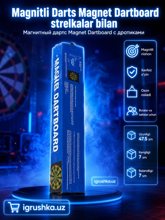 Magnitli Darts Taxtasi  xavfsiz o'yin