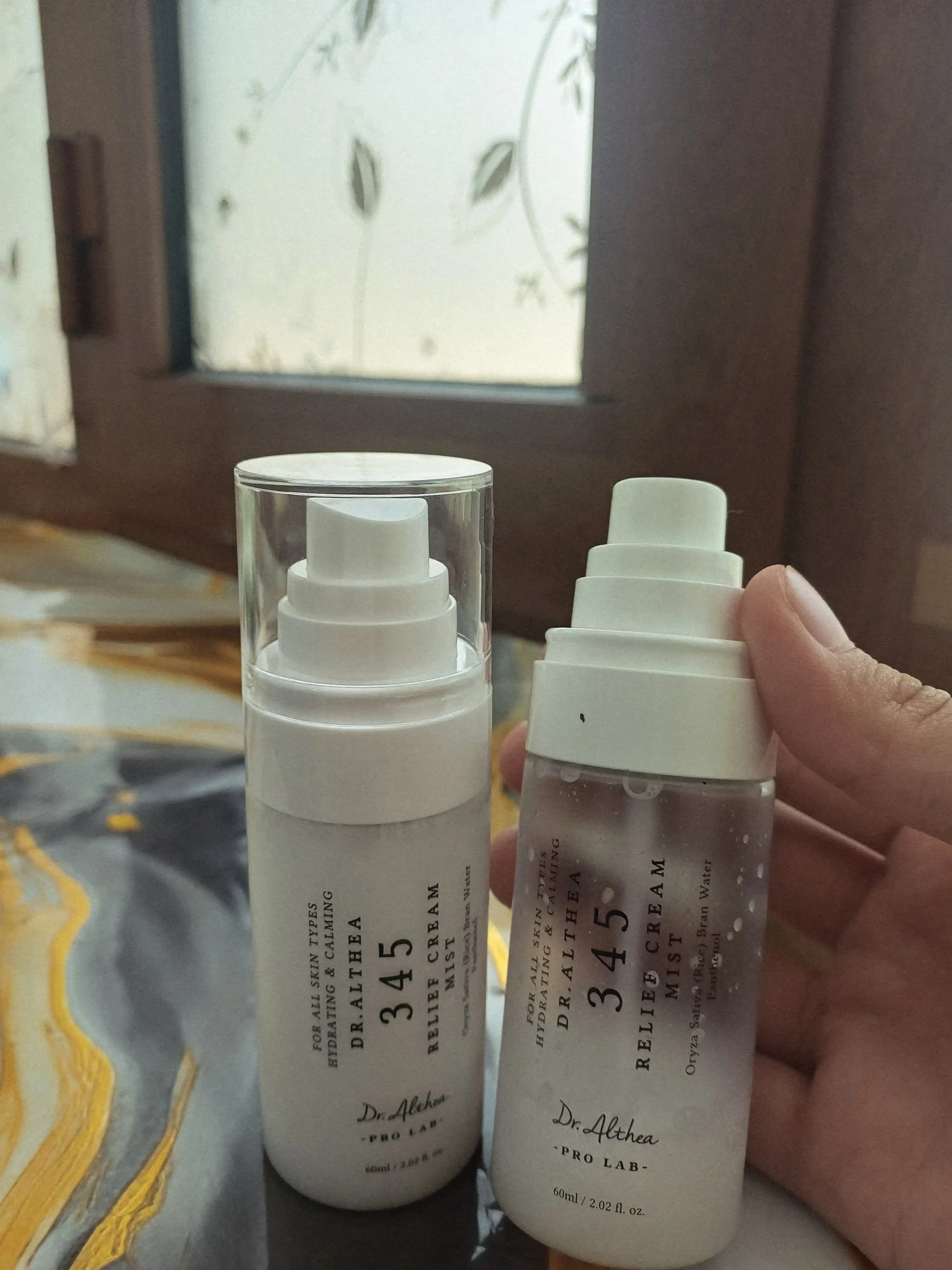 Ikki qavatli tiklovchi krem-Mist Dr.Althea 345 Relief Cream Mist