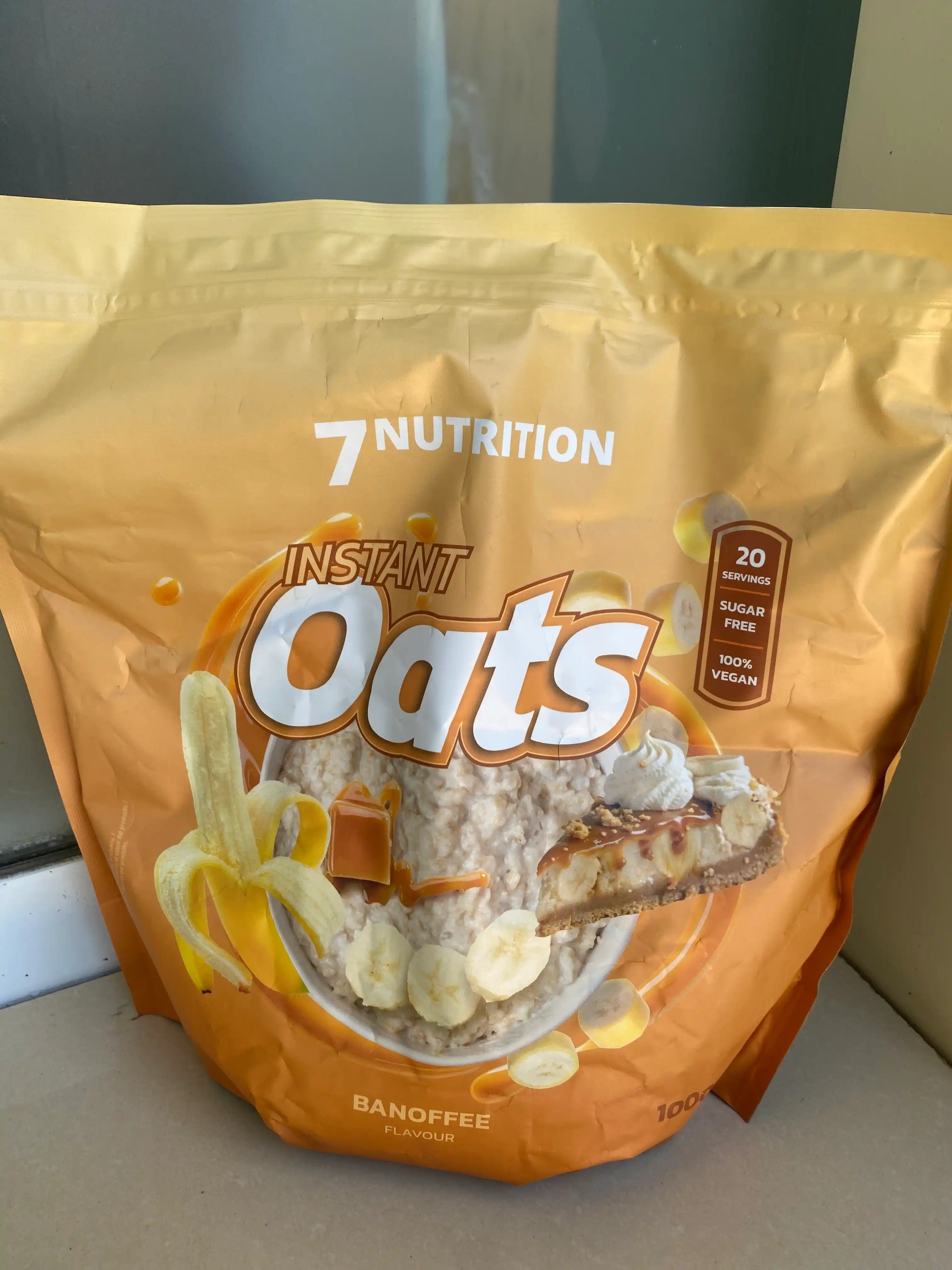 7Nutrition Instant Oats, 1000 г, овсяная каша быстрого приготовления
