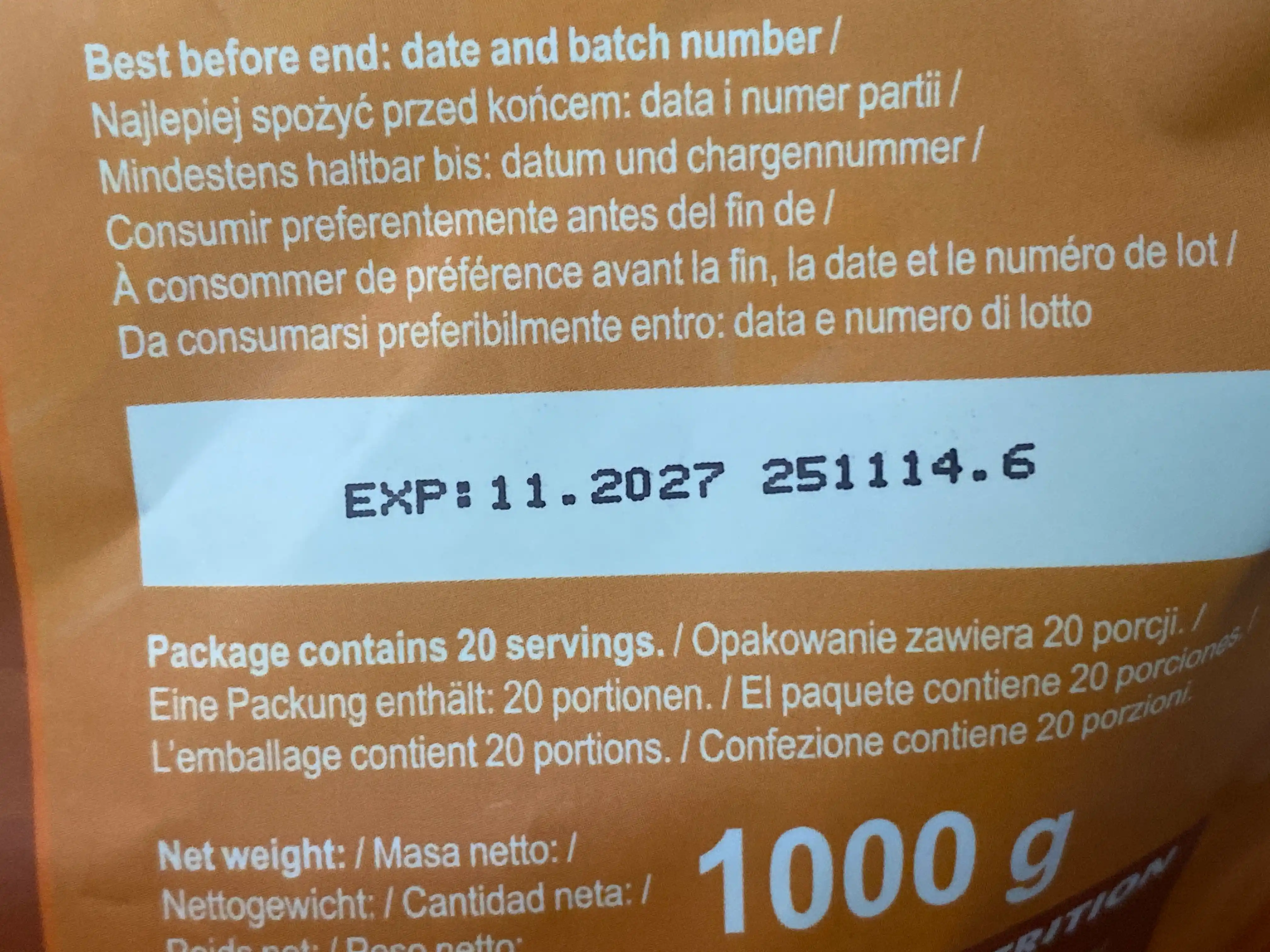 7Nutrition Instant Oats, 1000 г, овсяная каша быстрого приготовления