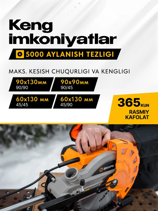 Торцовочная пила ПТ-255А Вихрь арт. 72/18/4