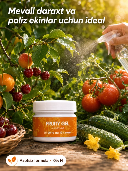 Удобрение для растений Artifex Agrochem Fruity gel, 100 гр