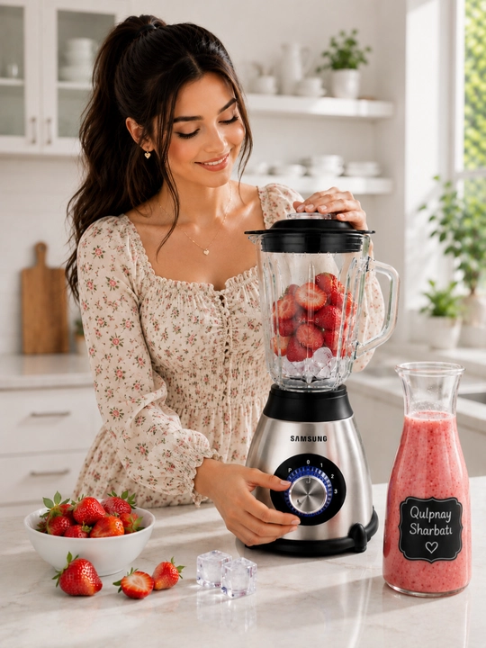 Statsionar blender, muz maydalaydigan 1,5 litrli smuzi-blender