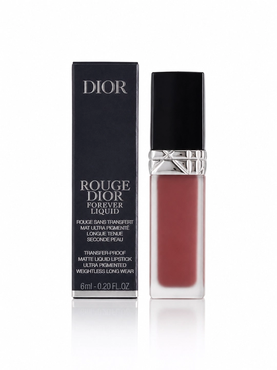 Жидкая матовая помада для губ, стойкая помада, лёгкая текстура-Dior forever liquid300 nude