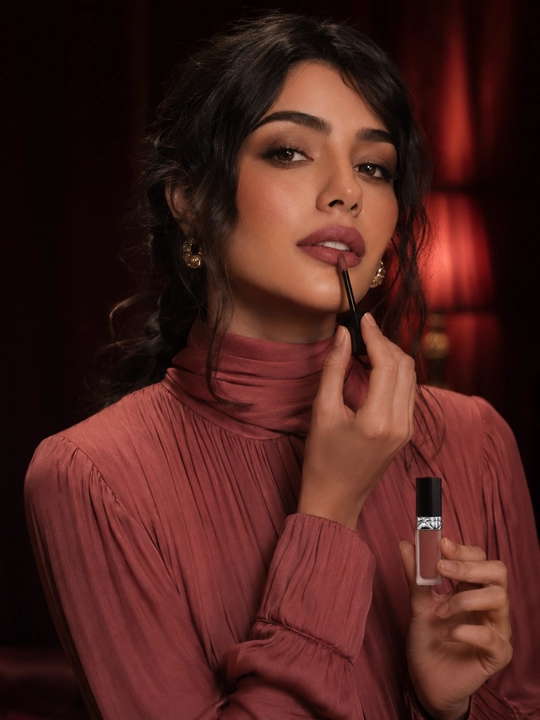 Жидкая матовая помада для губ, стойкая помада, лёгкая текстура-Dior forever liquid300 nude