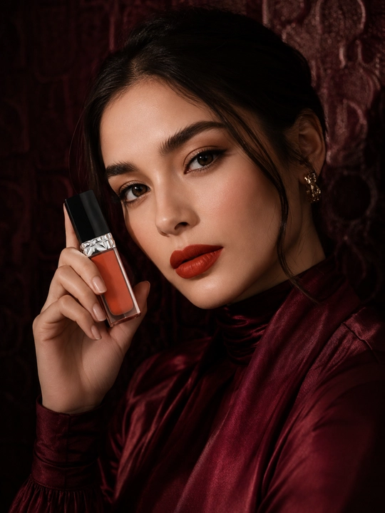 Жидкая матовая помада для губ на весь день, лёгкая текстура - Dior forever liquid 840