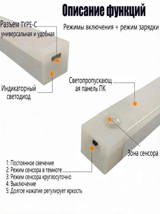 LED simsiz aqlli chiroq, harakat sensorli chiroq
