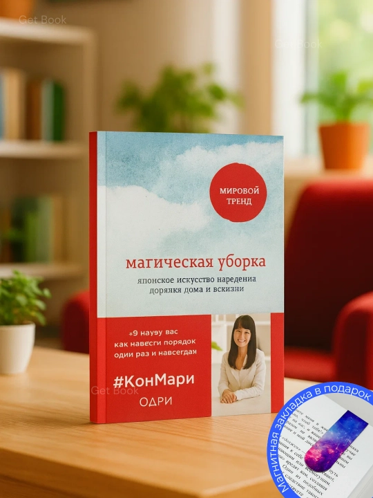Magicheskaya uborka, Yaponskoye iskusstvo navedeniya poryadka doma i v zhizni Kniga, Mari Kondo - 