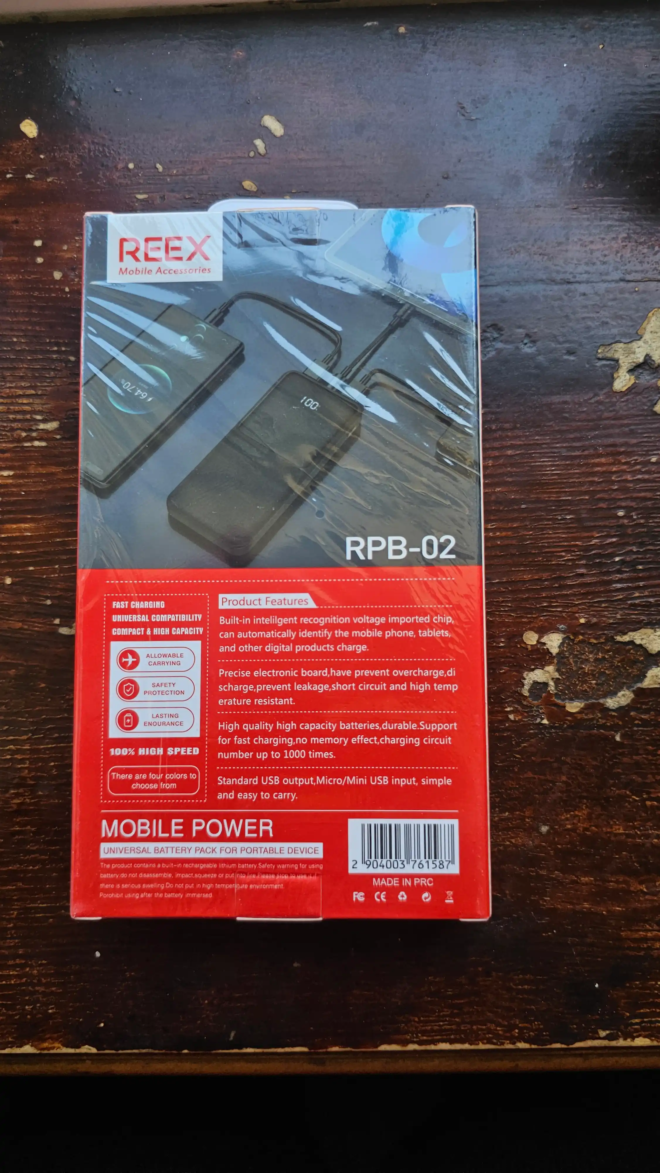 Power Bank tashqi akkumulyator, 10000mAh, 20000mAh, 30000mAh tezkor quvvatlash