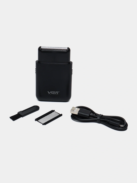 VGR V-390 va VGR V-375 elektr ustaralari: quruq va ho‘l holda soqol olish uchun mo‘ljallangan portativ modellar.