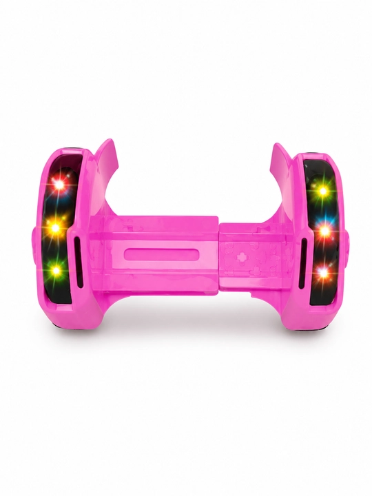 Small Whirlwind Pulley oyoq kiyimga taqiladigan chiroqli mini rolik, pushti - 