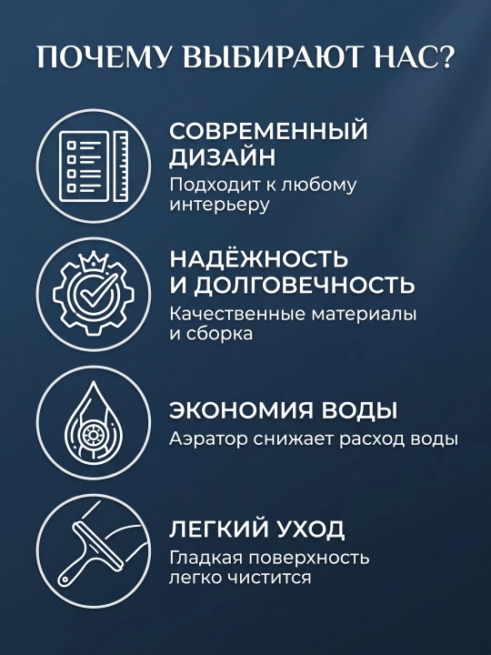 Кухонный смеситель ZET 360° 2 режима латунь премиум