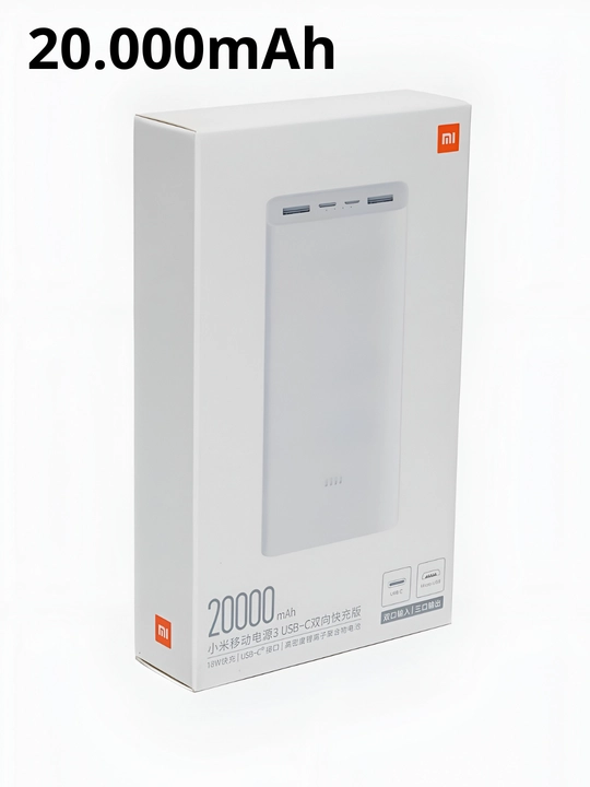 Внешний аккумулятор Power Bank 20000mA 18W-50W, с быстрой зарядкой - 