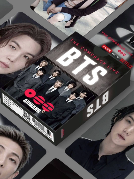 Набор ломо-карт K-pop BTS, Stray Kids, Enhypen, Jungkook, 55 шт
