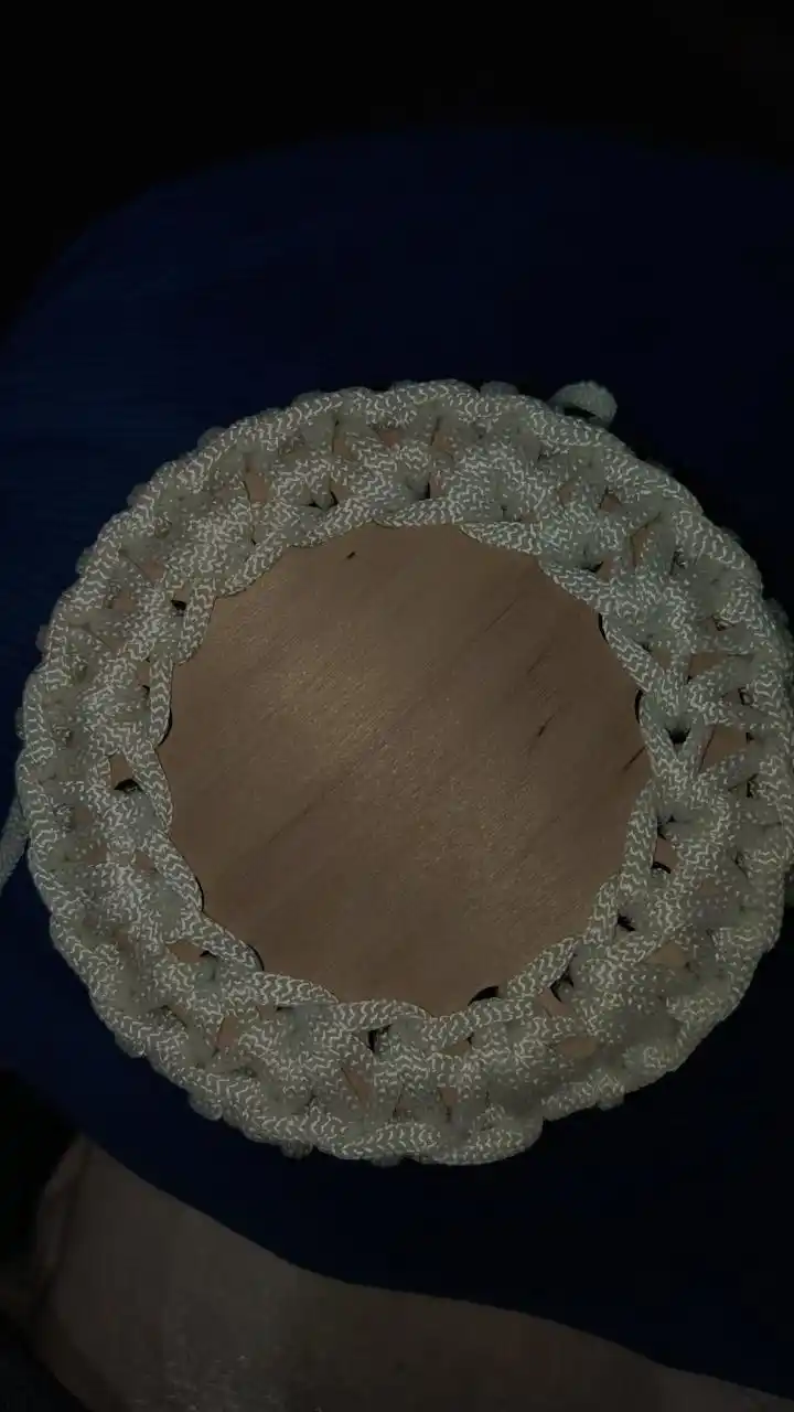 Polyester ip to'qiladigan sumkalar, makrame uchun, yadrosiz, 5 mm 140 m