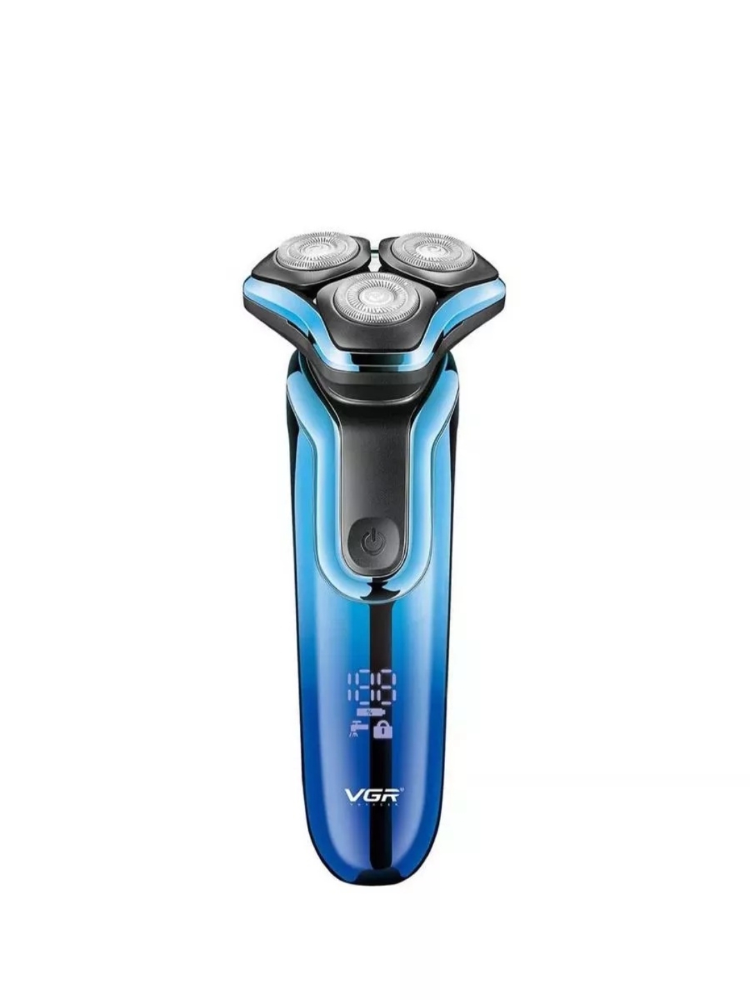 VGR Professional Shaver —  шейвер, 9000 RPM, электробритва титановая сетка, LED дисплей