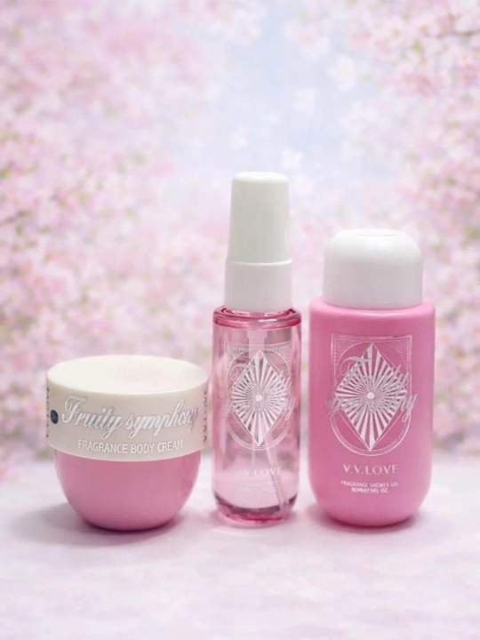 Мини набор для тела 3 в 1 Diamond Aqua V.V.LOVE