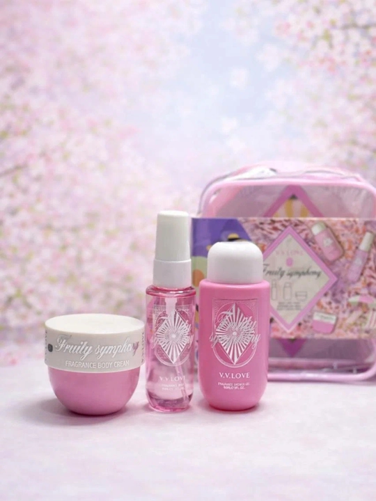 Мини набор для тела 3 в 1 Diamond Aqua V.V.LOVE