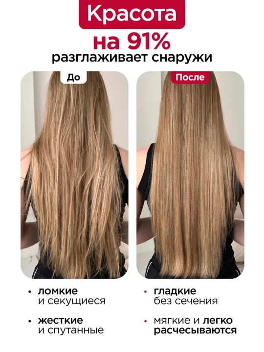 Keratinli tiklovchi soch niqobi, MIXIT "RE:START" Keratin Mask, 500 ml
