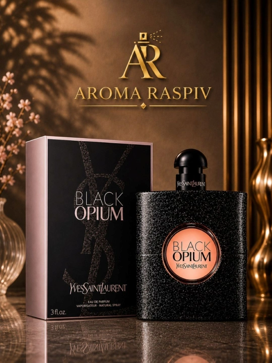 Ayollar uchun iforli suv, YSL BLACK OPIUM 90ML, FRANSIYA - 