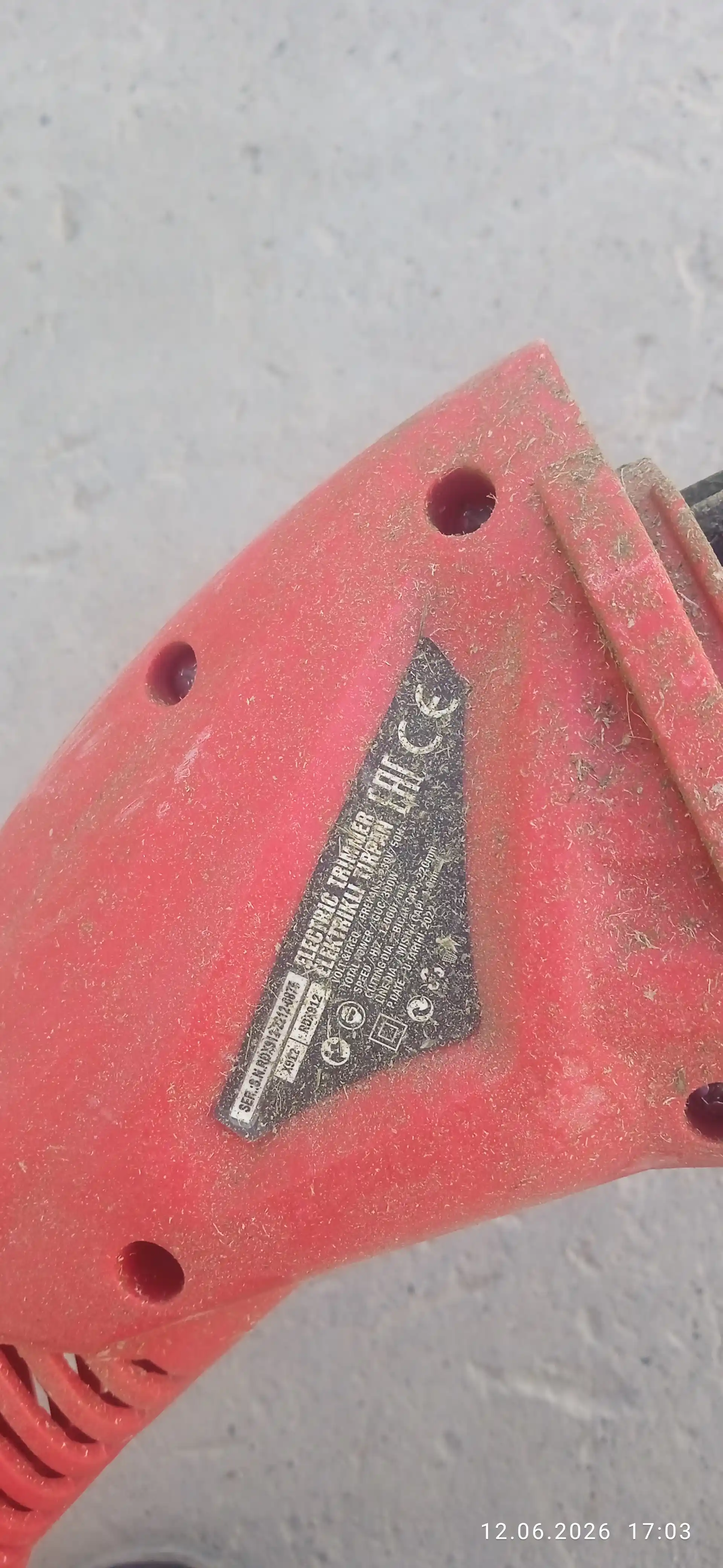 Elektron trimmer, bog' va gazon uchun, 300 Vt