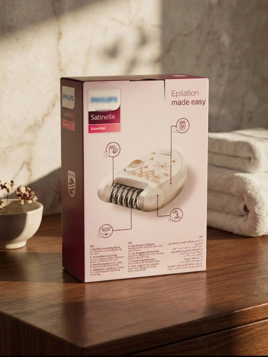 Professional Philips BRE 224/225 Satinelle Essential – Qizlar uchun Professional Epilyator