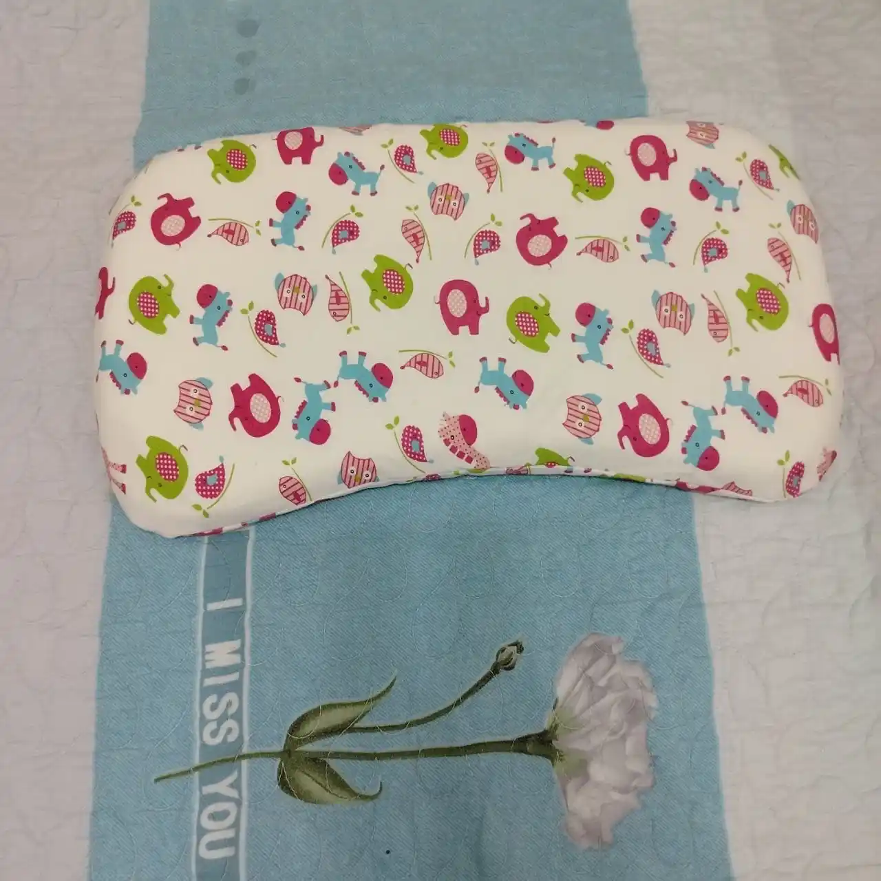 Memory Cloud bolalar yostiqchasi 25×45×3sm,yangi tugilgan chaqaloqlar uchun ortopedik