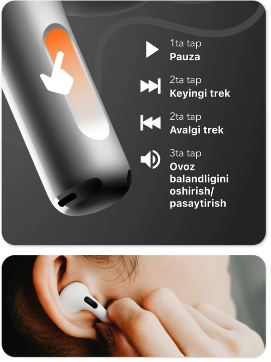 Simsiz quloqchinlar Pods pro 2, Pods 3, Pods 4, sovg'a g'ilof, tasma, IOS va Android uchun
