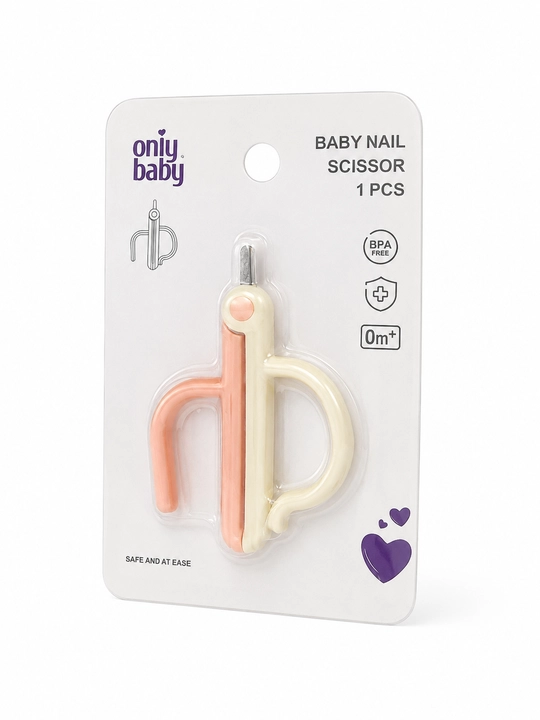 Безопасные детские ножницы для ногтей Only Baby, маникюрные ножницы для новорожденных 0+ - 