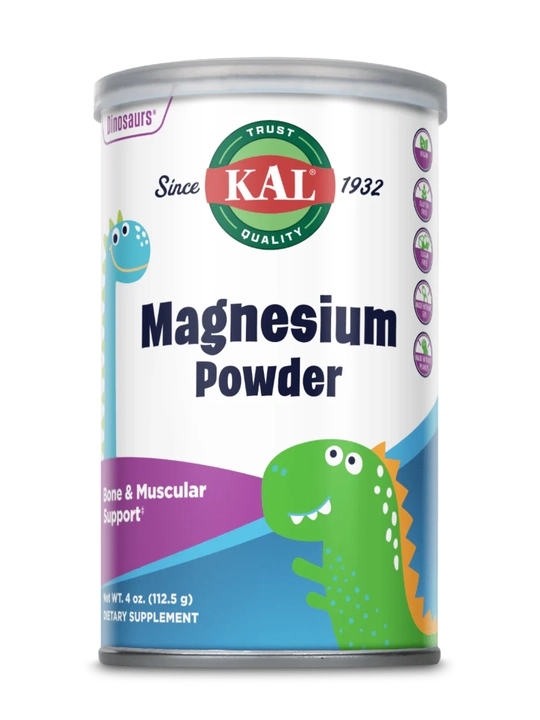 Детский магний в порошке, KAL, Kids Magnesium Powder, 147 г, США