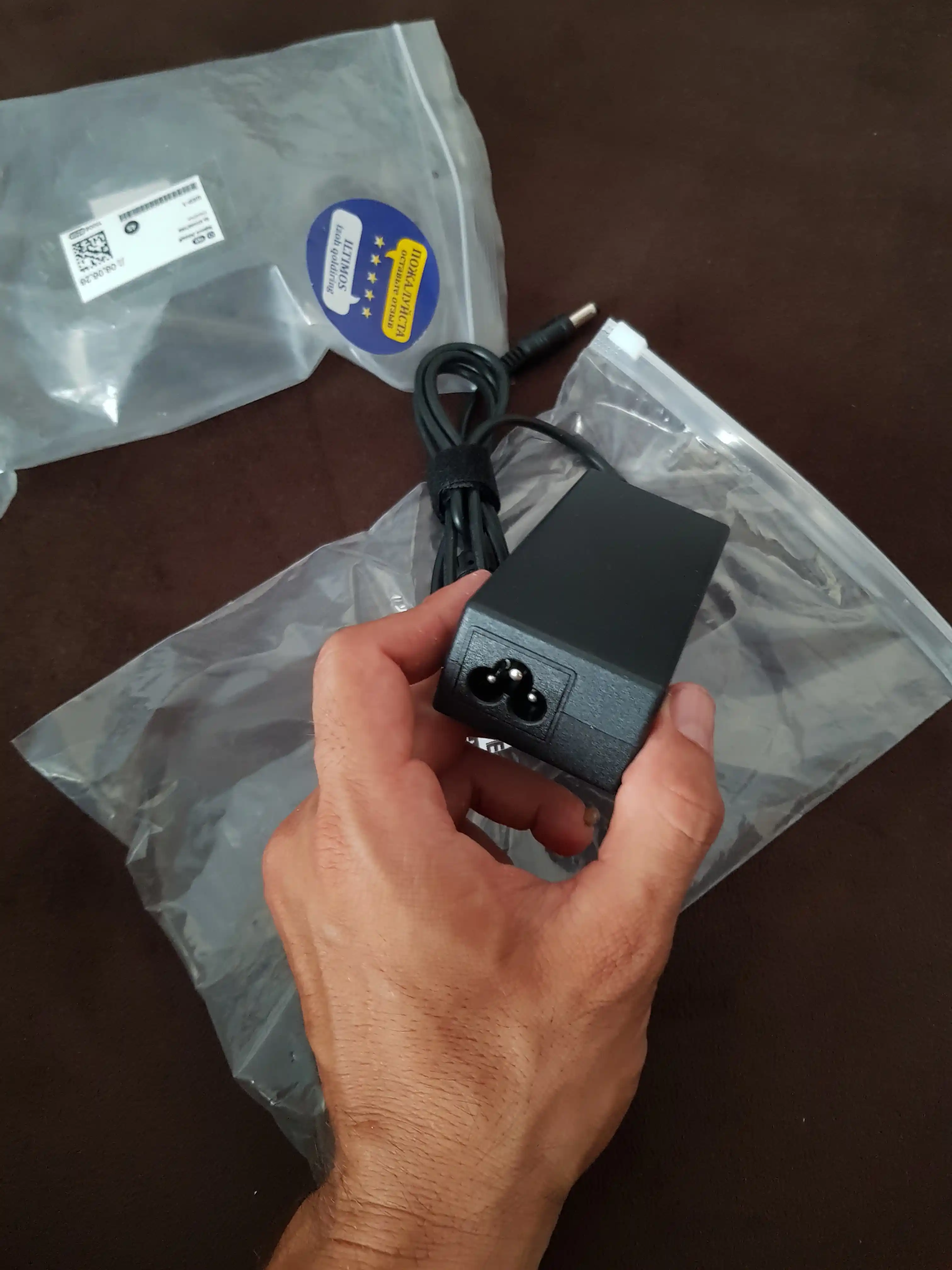 Зарядка для ноутбука Asus, 19V, 3.42A, 65W, большой конец блок питания