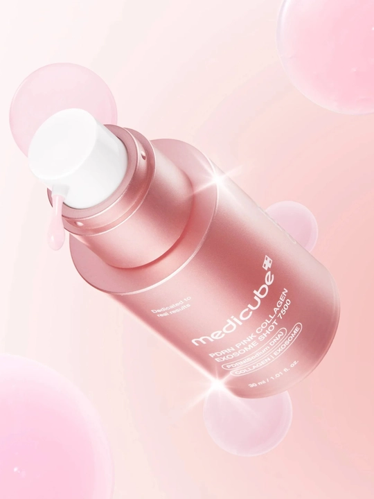 Medicube PDRN Pink Collagen Exosome Shot 2000/7000 - kollagen va PDRN solingan ampula