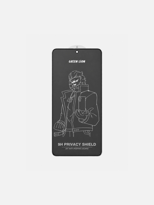 Защитное стекло Green Lion 9H Privacy Shield Антишпион для Samsung S24-S25-S26, Plus Ultra