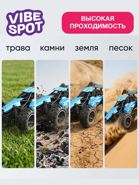 Машинка детская на радиоуправлении Багги (Buggy), скорость 20 км/час