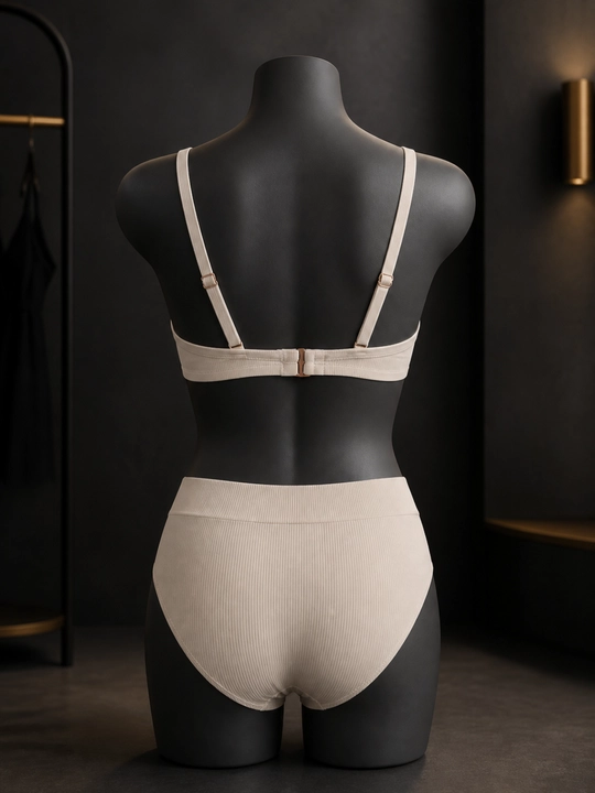 Push-ap effektli, alohida bikini, o‘lchamlari 42 dan 48 gacha, rangi bej