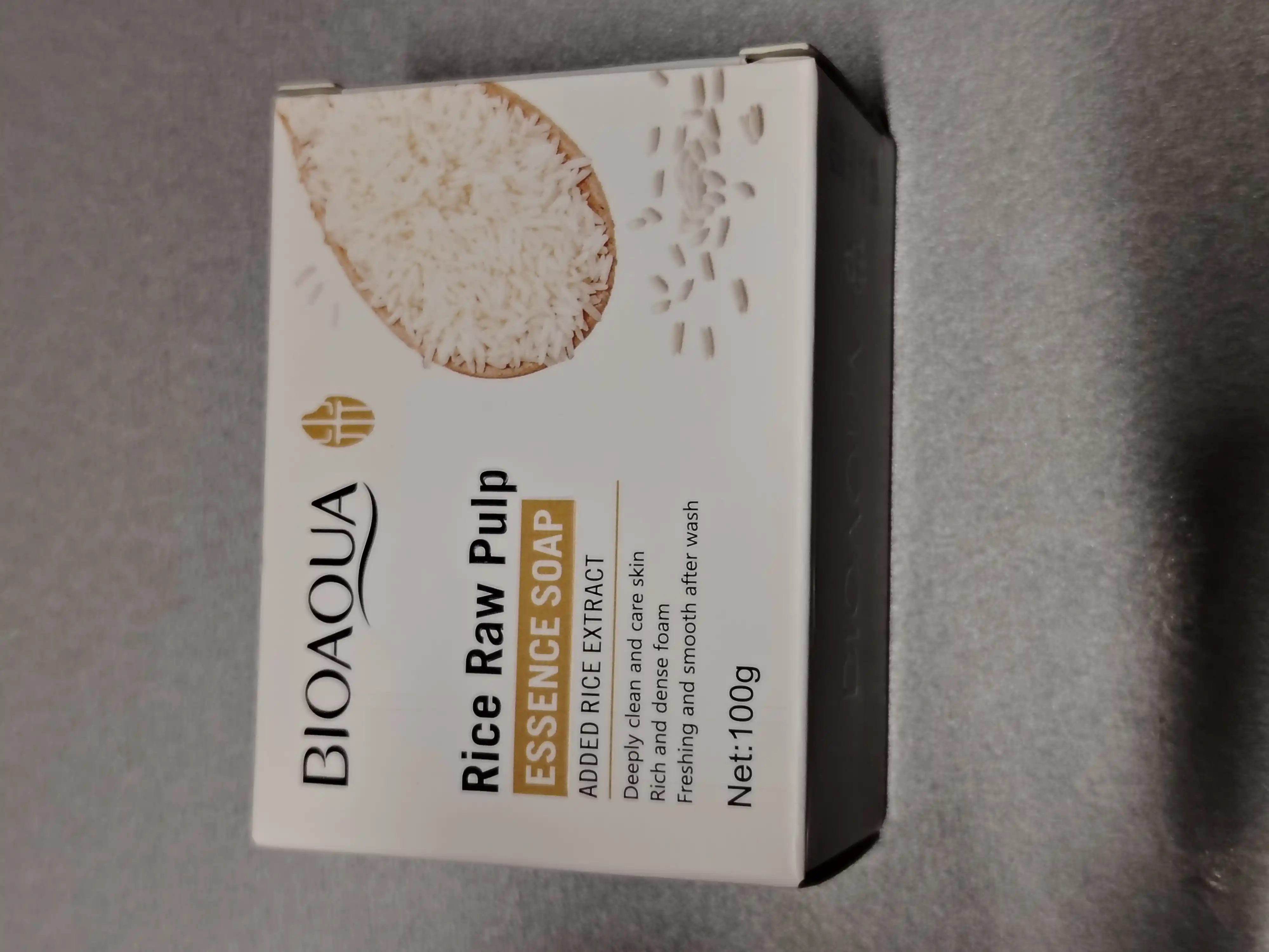Мыло для лица, отбеливающее, BIOAQUA, с экстрактом риса, для лица и тела, 100 г