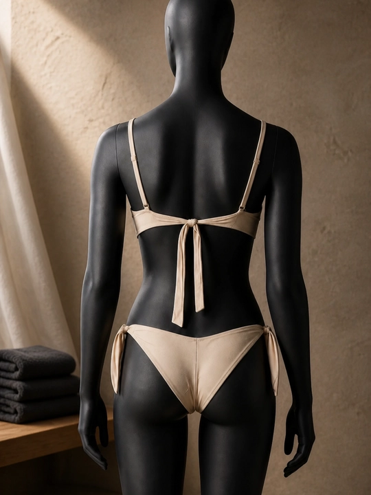 Push-ap effektli, alohida bikini, o‘lchamlari 42 dan 48 gacha, rangi bej