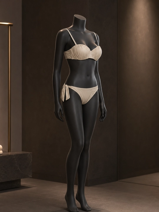 Push-ap effektli, alohida bikini, o‘lchamlari 42 dan 48 gacha, rangi bej