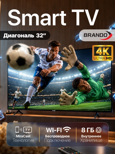 Smart televizor BRANDO 32" TV Android Full HD, LED TV - 