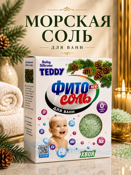 Фито-соль для ванны с различными экстрактами - 