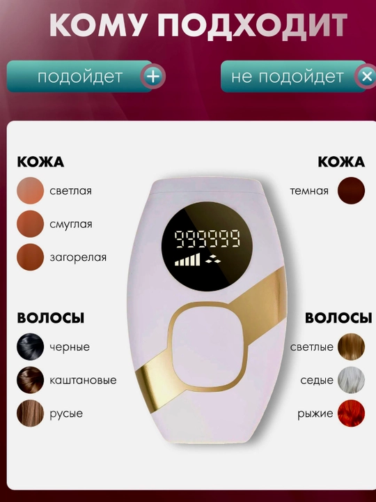 Lazer Depilyator Pro IPL – Oqartiruvchi va Silliq Teri uchun