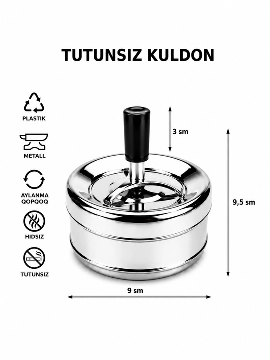 Metall kuldon, aylanuvchi kuldon, tutunsiz hidni chiqarmaydigan kuldon